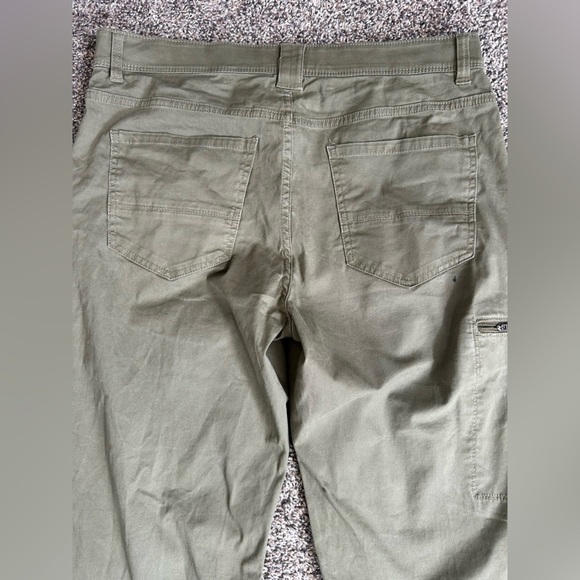 Weatherproof men’s army green pants size 32x32 color: moss - Picture 5 of 7